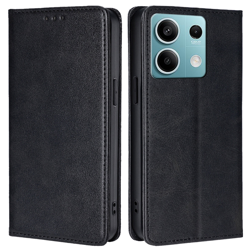 For Xiaomi Redmi Note 13 4G Case PU Leather Stand Magnetic Closure Flip Phone Cover Wallet For Xiaomi Redmi Note 13 4G Case PU Leather Stand Magnetic Closure Flip Phone Cover Wallet